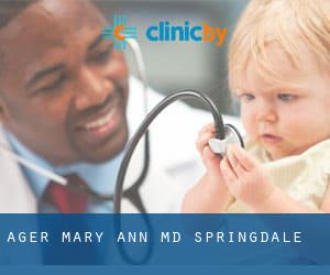 Ager Mary Ann MD (Springdale)
