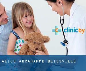 Alice Abraham,MD (Blissville)
